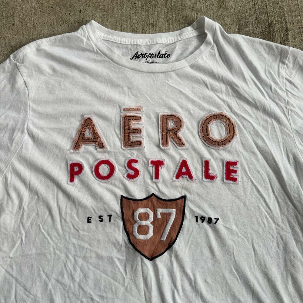 Aeropostale 1987 Appliqué Logo Graphic T-Shirt